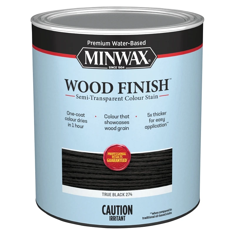 Stain Wood Semi-transparent Black 274 Quart