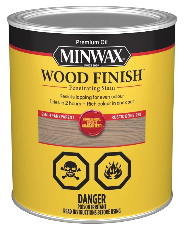 Wood Finish Rustic Beige Oil-based Wood Stain 1 Quart
