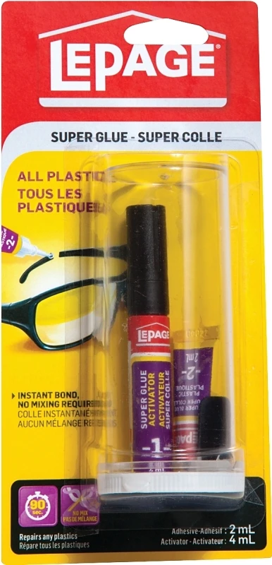 Super Liquid Plastic Two-part Adhesive 2600202 - Fast-setting, Strong Bond