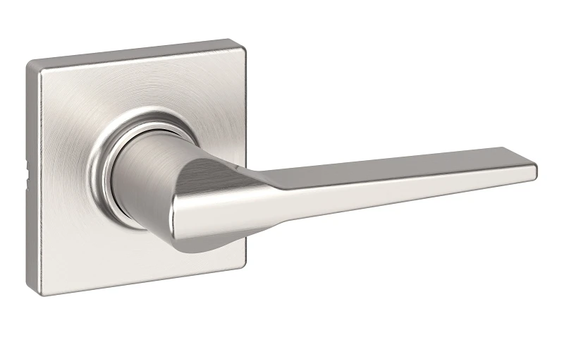 Elements Satin Nickel Lever Square Passage Door Handle - Model 9glc1010-073