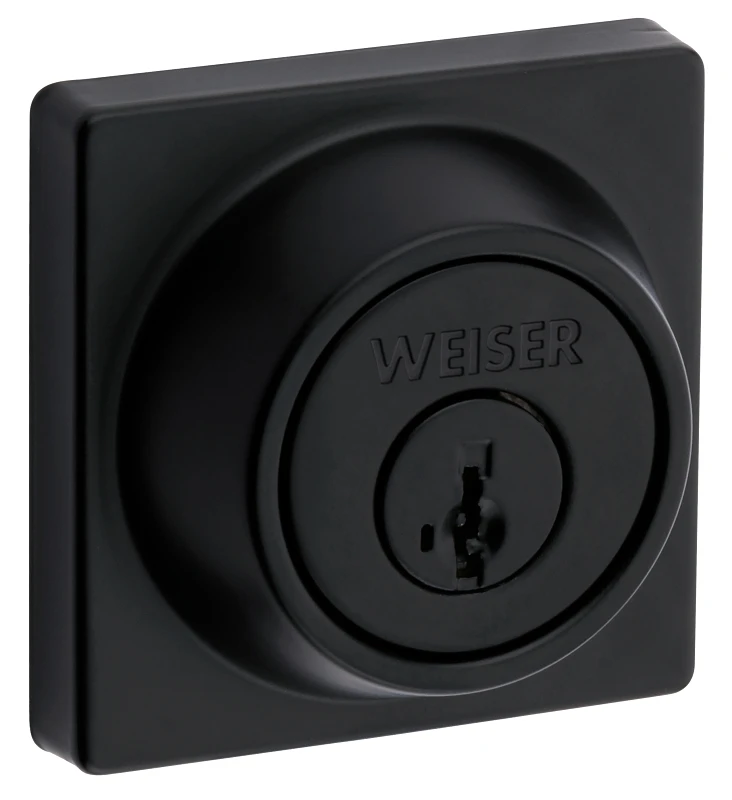Elements Single Cylinder Deadbolt Matte Black Finish Model 9gdc94710-063