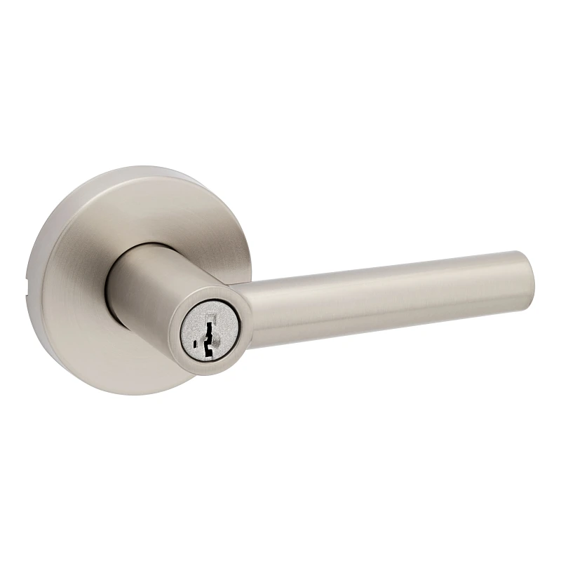 Milan Keyed Entry Door Lock In Satin Nickel Finish - Model 9gla5350-095