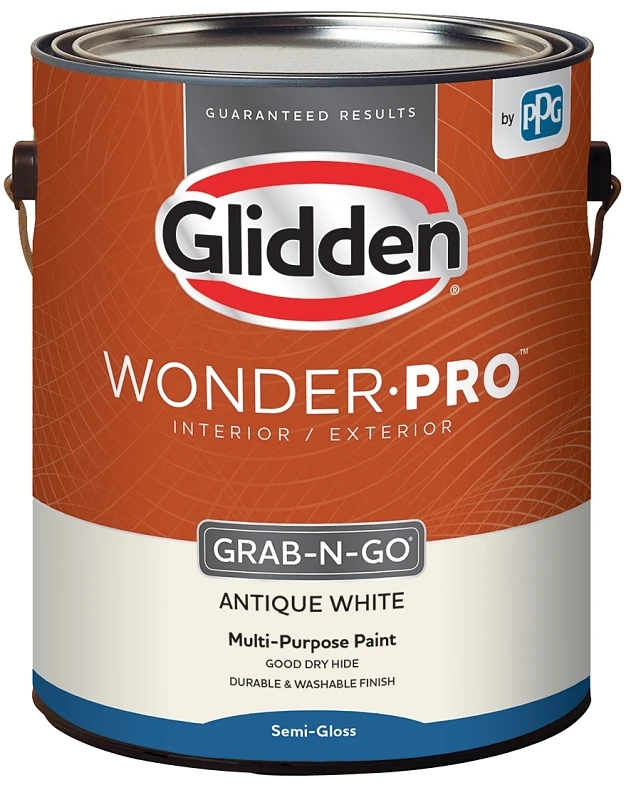 Interior/exterior Latex Semi-gloss Paint, White, 32 Ounces