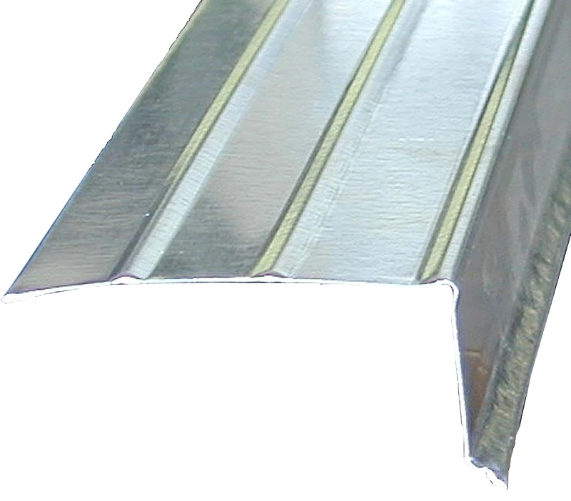 Galvanized Steel Drip Edge 1 Inch X 10 Feet For Roof Protection