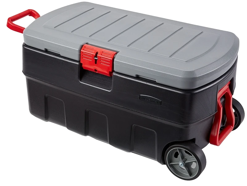 Actionpacker Lockable Storage Box, 35 Gallon, 36 In L X 19 In W X 17 In H