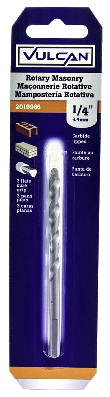 1/4 Inch X 4 Inch Masonry Bit Drill For Concrete And Brick