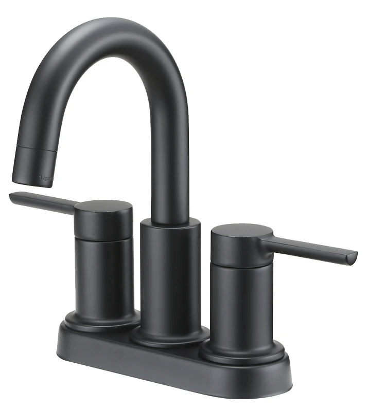FAUCET LAV TWO HANDL MATBLK4IN