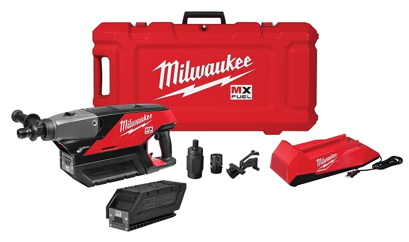 Mx Fuel Handheld Core Drill Kit With Battery And Accessories, 6 Inch