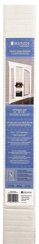 Heavy-duty Pocket Door Frame Kit 36 X 96 With 80 In Track Length