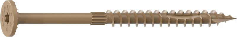 Screw Structural Flat Head 4 X 1/4 Inch Exterior Fasteners