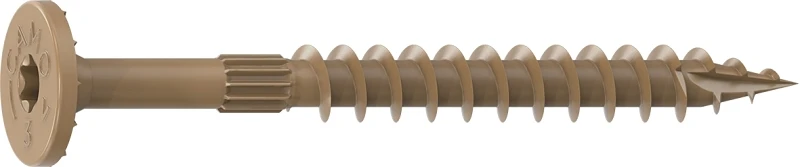 Screw Structural Flat Head 3 Inch X 1/4 Inch Exterior Fasteners