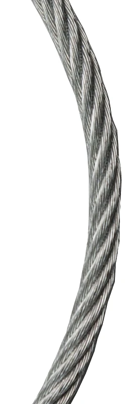7 X 19 Galvanized Cable, 3/8 Inch Diameter, 500 Feet Length