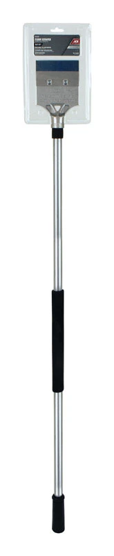 4 In. W Steel Heavy-duty Floor Scraper With 48 In. Handle And Foam Grip