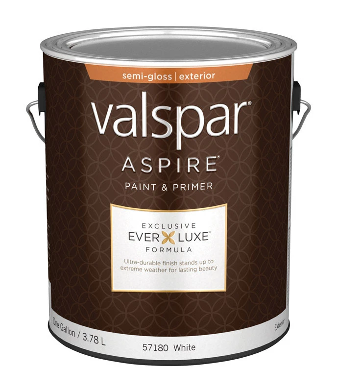 Aspire Semi-gloss Basic White Acrylic Latex Paint And Primer 1 Gallon