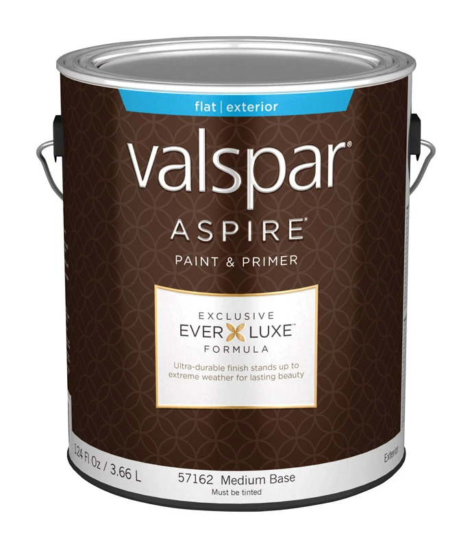 Aspire Flat Tintable Medium Base Acrylic Latex Paint And Primer 1 Gallon