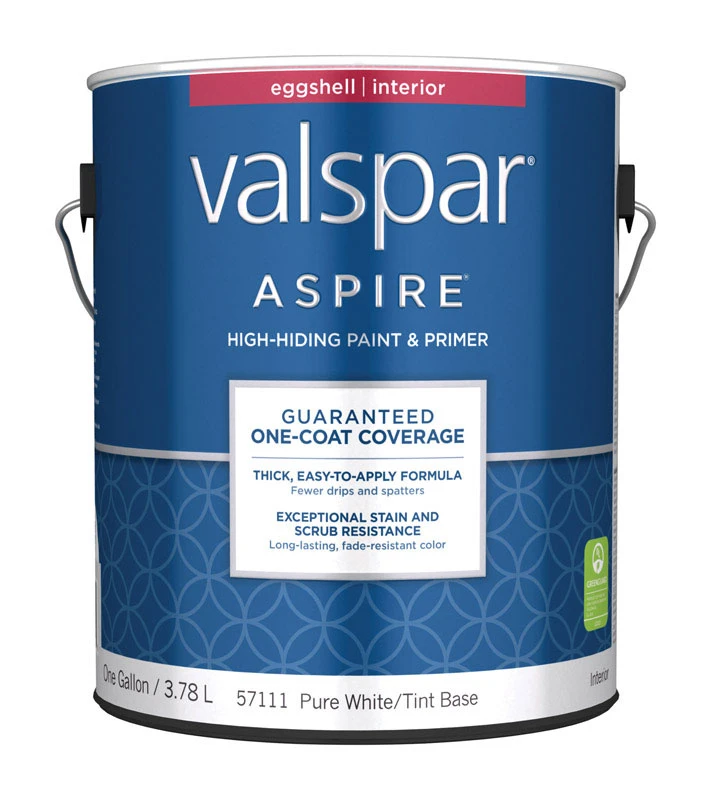 Aspire Eggshell Pure White Acrylic Latex Paint And Primer 1 Gallon
