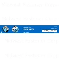 Kep & Serrated Lock Nut Midwest Assortment - Durable Fasteners For Various Applications