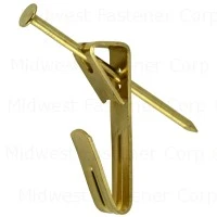 100 Lbs. Brass Plated Picture Hangers - Heavy Duty Wall Mounting Solution