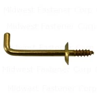 1-1/2 Inch Brass Shoulder Hooks - Durable And Versatile Hardware