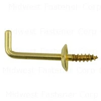 1-1/4 Inch Brass Shoulder Hooks - Durable And Versatile Hardware