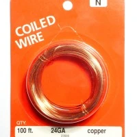 24 Gauge X 100 Feet Copper Wire For Electrical Projects And Repairs
