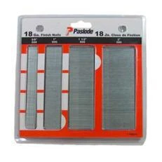 18 Gauge Assorted Galvanized Brad Nails For Finish Nailers, 5/8 To 2 In Length