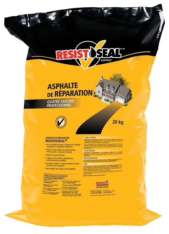 20kg Asphalt Repair - Ready-to-use Mixture For Durable Bonding
