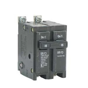 15 Amp 2 Pole Bolt-on Circuit Breaker, Model Bql215