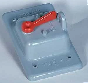 20237 Wpcv-tog-g Single Toggle Switch Cover - Durable And Versatile