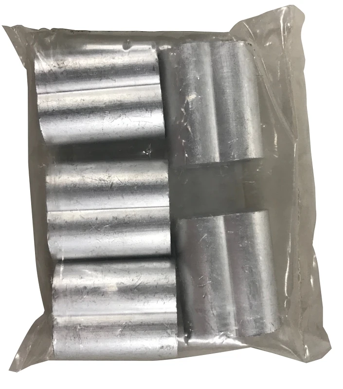 Oval Aluminum Wire Sleeve 5/16 Inch Diameter - Pack Of 5