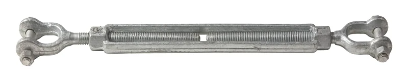 Galvanized Jaw-jaw Turnbuckle 1/2 Inch X 6 Inch Model 70563