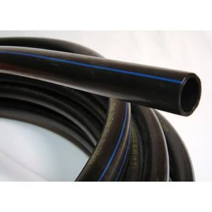 Blue Stripe Polyethylene Pipe 1 Inch X 300 Feet 100 Psi For Irrigation And Water Distribution