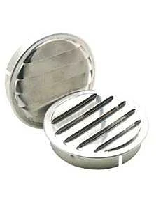 1.5 Inch Round Metal Mini Louver With Screen Mesh For Ventilation