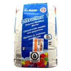 50 Pound Ultraflex 1 Gray Thin-set Mortar For Tile And Stone Installations
