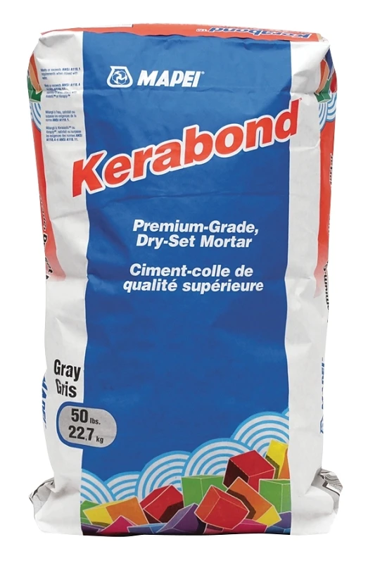 Kerabond Premium-grade Dry Set Mortar 50 Lb Gray For Interior/exterior Applications