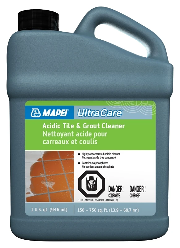 Ultracare Acidic Tile And Grout Cleaner 946 Milliliters - Mapei Model 1155359can