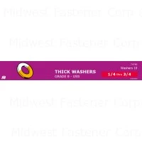 Grade 8 Thick Washers Midwest Assortment - Durable Steel Washers For Heavy-duty Applications