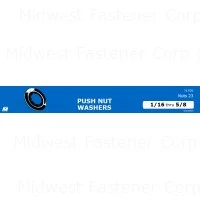 Pushnut Washers Midwest Assortment - Versatile Fasteners For Various Applications