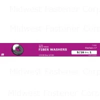 Thick Fiber Washers Assortment - Durable And Versatile For Various Applications