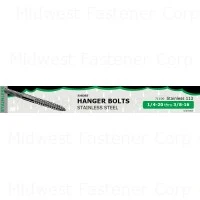 Stainless Steel Hanger Bolts Assortment - Midwest Model - Durable And Versatile Fasteners