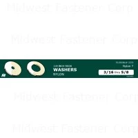 1/8 Inch Thick Nylon Washers Assortment - Durable And Versatile Fasteners