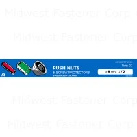 Push Nuts & Screw Protectors Assortment for Secure Fasteners