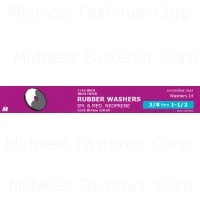 Neoprene Rubber Washers Assortment Set - Durable Sealing Solution For Various Applications