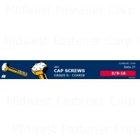 Grade 8 Hex Cap Screws - Coarse Midwest Assortment, 1/4 In. To 1 In. Sizes