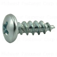 8 X 1/2 Inch Zinc Phillips Pan Sheet Metal Screws - Durable Fasteners For Various Applications