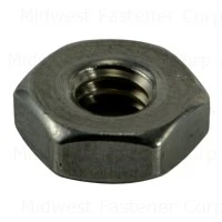 12-24 Stainless Steel Coarse Hex Nuts - Durable Fasteners For Various Applications