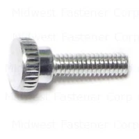 8-32 X 9/16 Aluminum Knurled Shoulder Thumb Screws - Durable Fasteners For Various Applications