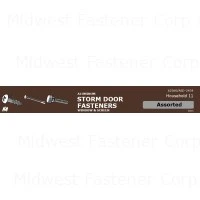 Aluminum Storm Door Fastener Assortment For Midwest Applications