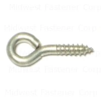 #4 X 1 Zinc Screw Eyes - Model #212 - Durable Metal Fasteners For Various Applications