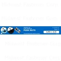 Push Nut Assortment: Durable Fasteners for Rods & Axles